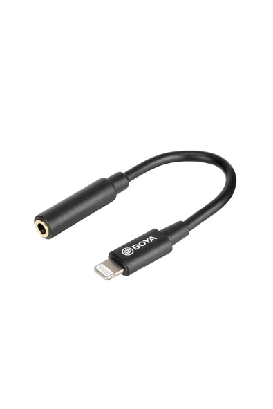 By-k8 3.5mm Trs / Lightning Mikrofon Adaptörü - Resim 2