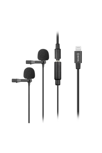 By-m2d Lisanslı Iphone Ikili Yaka Mikrofonu ürün görseli