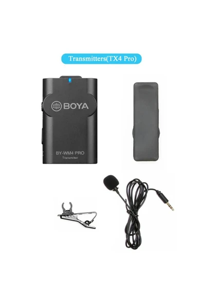 By-wm4 Pro Tx Kablosuz Mikrofon Vericisi - Resim 2