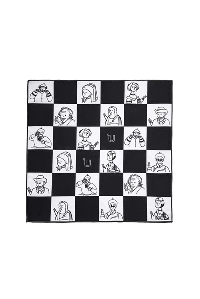 C066 Siyah & Beyaz Koruyucu Kumaş 50cm ürün görseli 1