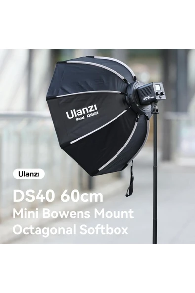 60cm Mini Bowens Quick Release Octagon Softbox - Resim 3