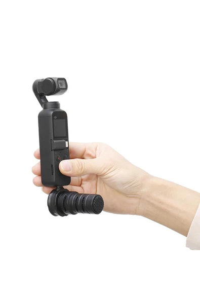 BY-DM100-OP Dji Osmo Pocket 1. ve 2. Versiyon Shotgun Mikrofon - Resim 3
