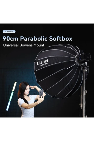 90cm Bowens Mount Parabolic Softbox L055 - Resim 3