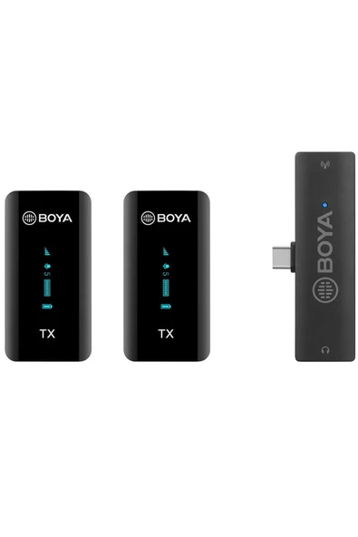 By-xm6 S6 Ikili Kablosuz Yaka Mikrofonu - Type-c ürün görseli