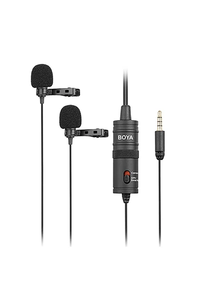 By-m1dm Çok Yönlü Ikili Yaka Mikrofonu ürün görseli 1