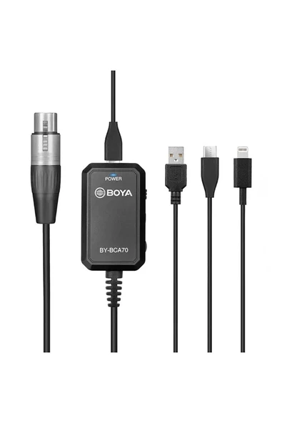 By-bca70 48v Phantom Mobil Xlr Mikrofon Kablo ürün görseli 1