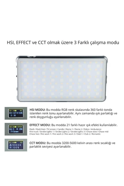 Pro-s21 Rgb Led Video Efekt Işığı - 2