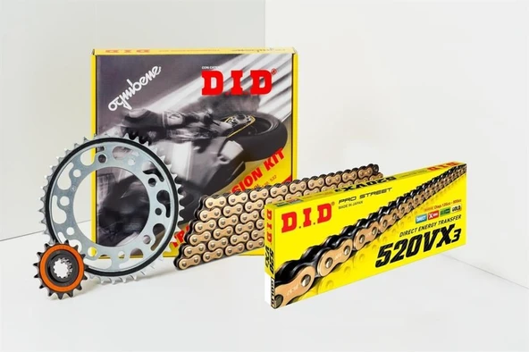 SUZUKI GS 500 04-10 D.I.D ZİNCİR DİŞLİ SET 16T-39T ürün görseli