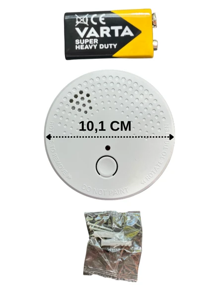 (8 Adet) Cata Pilli Duman Dedektörü Hassas Algılamalı - 3