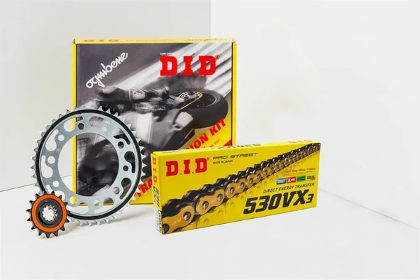 HONDA CB 900 F 02-06 D.I.D ZİNCİR DİŞLİ SET 16T-43T ürün görseli