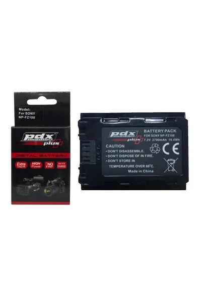 Sony Np-fz100 Fotoğraf Makinesi Bataryası 2700mah