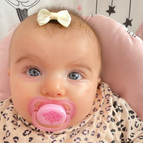 Sahici Anne Saçsız Bebek Tokası Saçtan Düşmeyen Çıtçıt Fiyonk Toka - 4