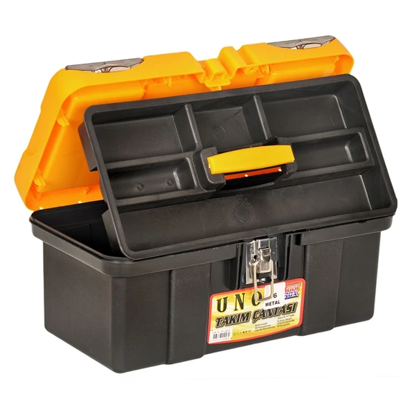 Takım Çantası - 16 Inç - Çelik Kilitli - Malzeme Kutusu - Mega - (Kod 147) - Resim 2