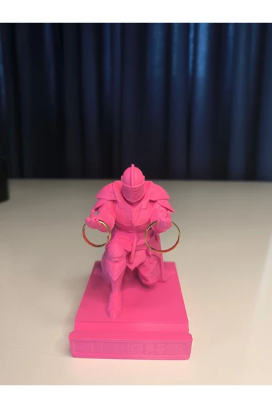 Dekoratif Ortaçağ Şovalyesi Kalem Tutucu-Gözlük Takı Tutucu - Resim 3