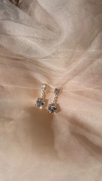 14 K kararmaz incili küpe ürün görseli