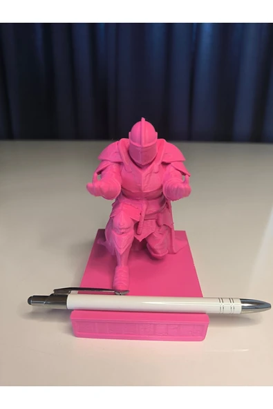 Dekoratif Ortaçağ Şovalyesi Kalem Tutucu-Gözlük Takı Tutucu - Resim 2