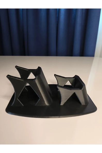 Çift PS5 Kontrol Ünitesi Standı - 3d Baskı,Şık Ve Fonksiyonel Tasarım - 2