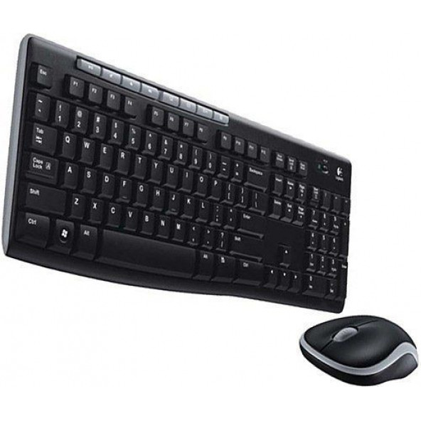 Logitech MK270 Kablosuz Siyah Klavye Mouse Set 920-004525