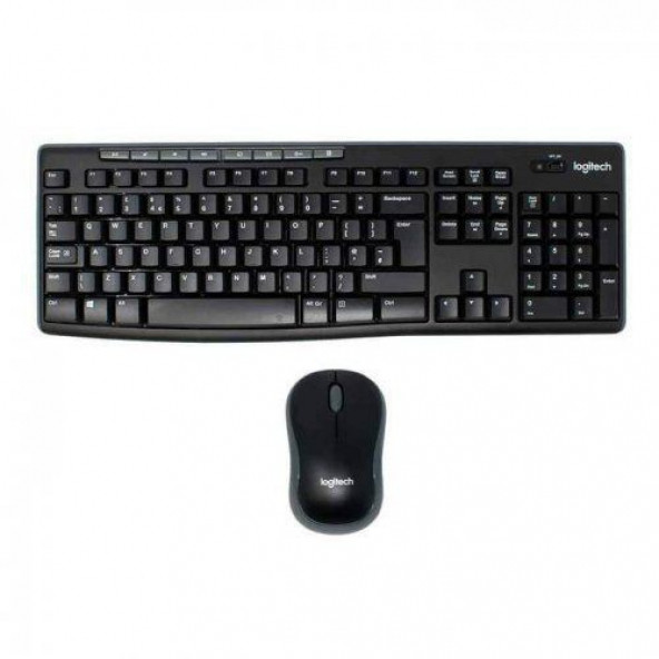Logitech MK270 Kablosuz Siyah Klavye Mouse Set 920-004525 - 2