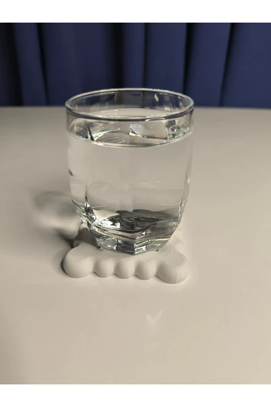 4'Lü Petibör Bisküvi Şeklinde Bardak Altlığı ürün görseli