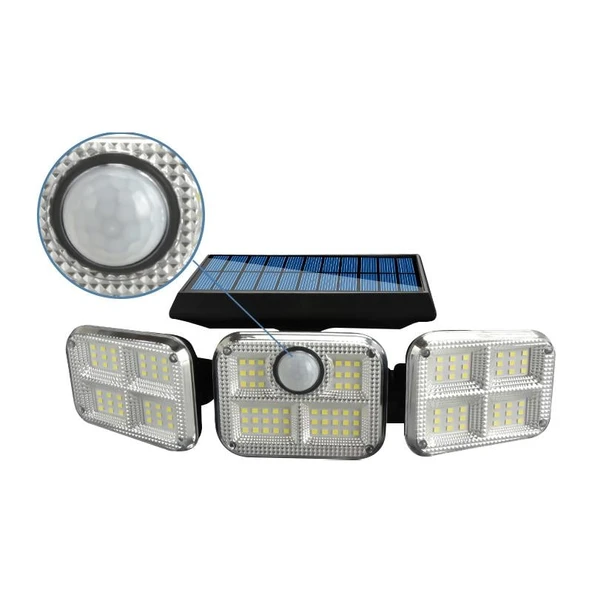 Powermaster FL-1727 Sensörlü 120 Ledli Solar Lamba - 2