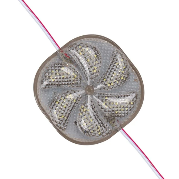Powermaster PM-14704 12 Volt 3 Watt Soğuk Beyaz Sabit 6565-2835 Modül Led 65X65x12mm ürün görseli 1