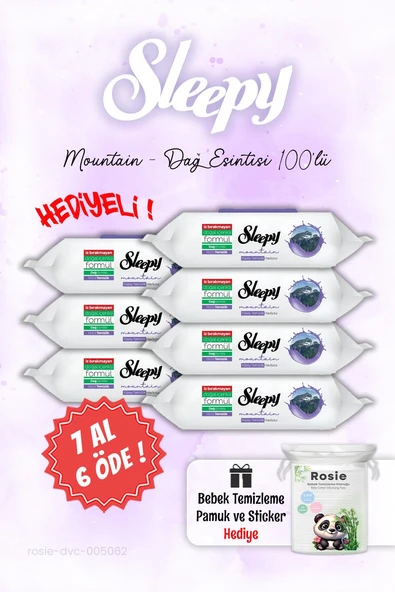7 AL 6 ÖDE Sleepy Mountain Dağ Esintisi Islak Havlusu  ve ROSIE ürün görseli