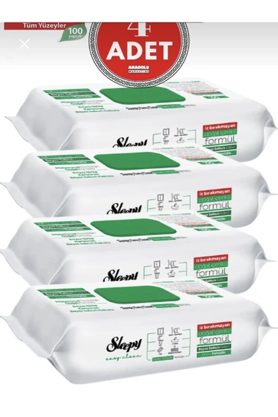Sleepy Easy Clean Temizlik Havlusu X4 400 Adet ürün görseli