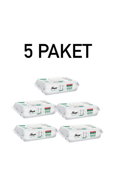 Sleepy Easy Clean Beyaz Sabun Islak Mendil 500 Yaprak (5 PAKET) ürün görseli