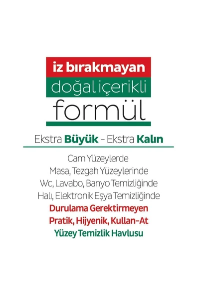 Sleepy Easy Clean Yüzey Temizlik Havlusu 100 Yaprak (12 Li Set) 1200 Yaprak - Resim 5
