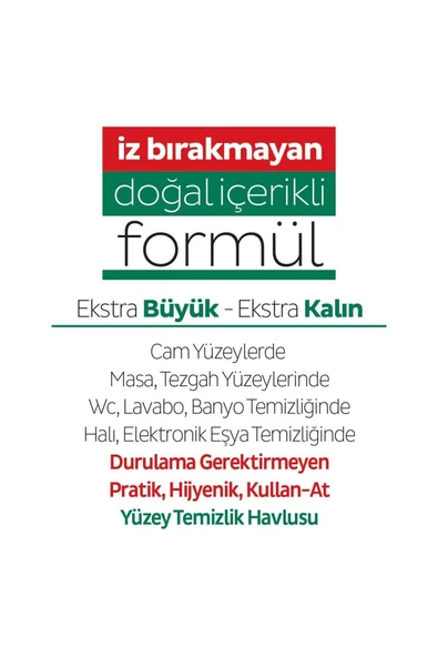 Sleepy Easy Clean Yüzey Temizlik Havlusu 100 Yaprak (5 Li Set) 500 Yaprak - Resim 5