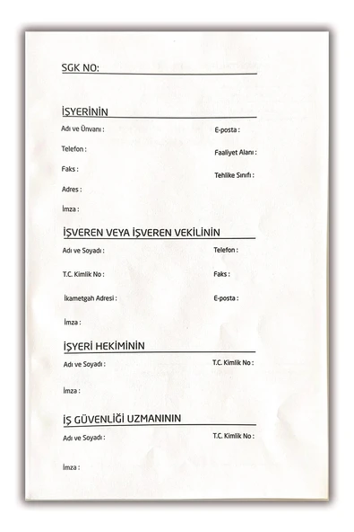 Düvenci İş Sağlığı ve Güvenliği Defteri, Kurul Karar Defteri - Resim 5