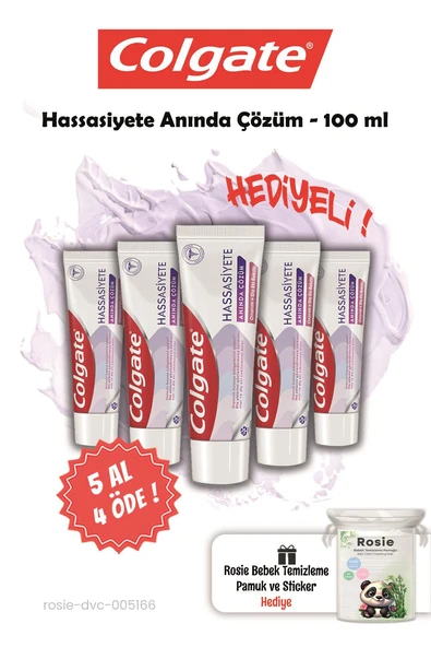 5 AL 4 ÖDE Colgate Hassasiyete Anında Çözüm 100 ml ve Rosie Hediye ürün görseli