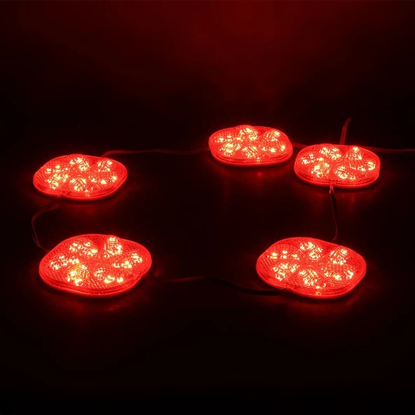 Powermaster PM-14705 12 Volt 3 Watt Kırmızı Sabit 6565-2835 Modül Led 65X65x12mm - 2