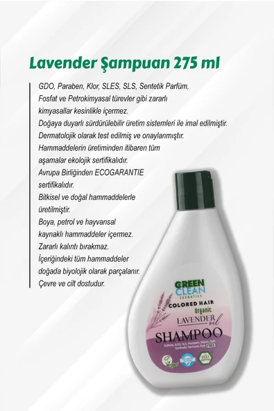 Green Clean Lavender Şampuan 275 ml 7 AL 6 ÖDE ve Rosie Hediye - 2