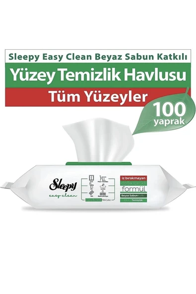 Sleepy Easy Clean Temizlik Havlusu X4 400 Adet - Resim 4