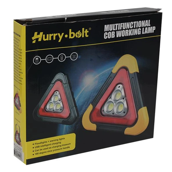 Powermaster Solar Şarj Üçgen Cob Aydınlatma Park Lambası HB-7709 - 4