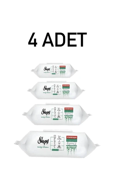 Sleepy easy clean beyaz sabunlu 400 adet Yüzey Temizlik Havlusu ürün görseli 1