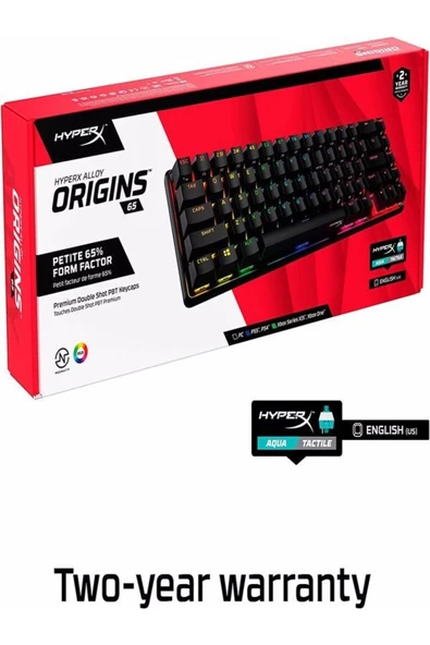 HyperX Alloy Origins 65 Aqua Pbt Us Klavye - 4