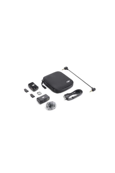 DJI MIC 2 TEK KİŞİLİK KABLOSUZ MİKROFON KİTİ (1TX-1RX) (RESMI DIST GARANTILI)