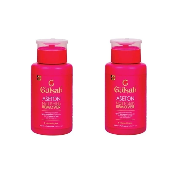 Gülşah Aseton Pompalı 175 ml 2 Adet