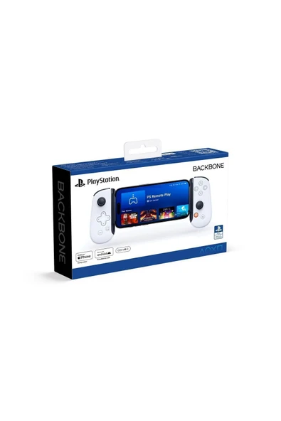 backbone One, PlayStation Edition Gen2 Android + iPhone 15 Serisi-USB-C Mobil Gaming Controller - Beyaz - 4