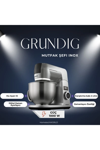Grundig 1000 W 4L Mutfak Şefi Inox