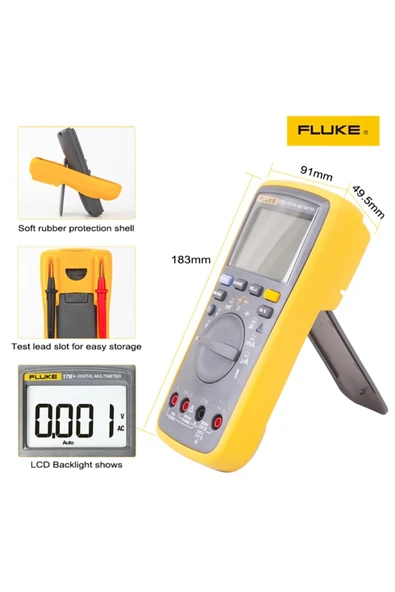 Fluke 17b Dijital Multimetre Ölçü Aleti - 4