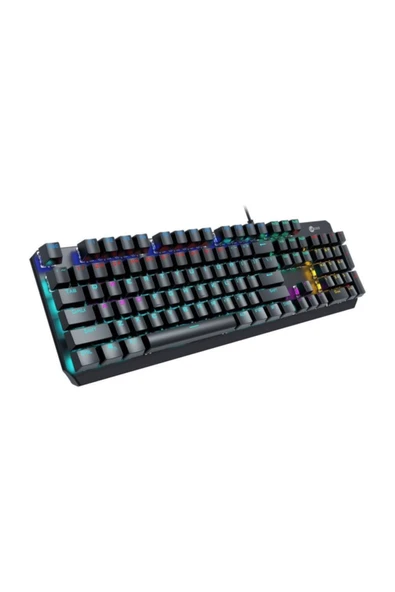 LENOVO Lecoo Gk301 Usb Kablolu Rgb Led Aydınlatmalı Gaming Mekanik Q Klavye Metalik Gri