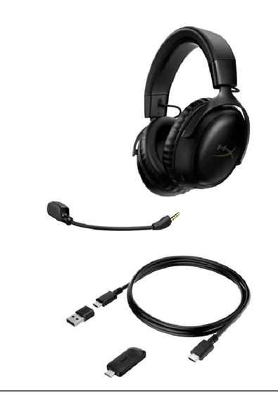 HyperX Cloud III Gaming Wireless Headset DTS X Kablosuz Oyuncu Kulaklığı 77Z45AA - 4