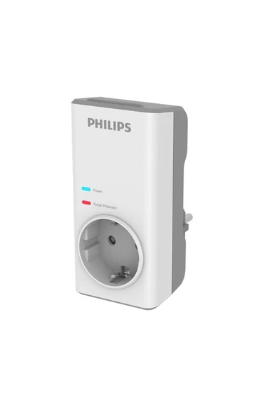 Philips CHP7010W TEKLİ AKIM KORUMA PRİZ, 1140J, BEYAZ