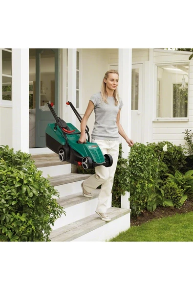 Bosch Arm 32 Elektrikli Çim Biçme Makinası 20 Metre Makaralı Seyyar Uzatma Kablosu - 2