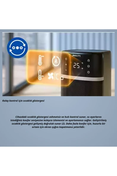 Philips Elektrikli Akıllı Kule Tipi Isıtıcı - 3