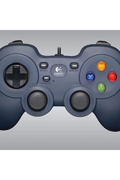 logitech F310 Kablolu Gamepad, Özel 4 Düğmeli Hassas D-pad, 1,8 M Kablo Uzunluğu, Lacivert - 3